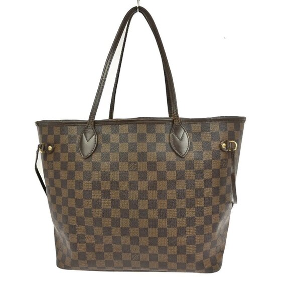 LOUIS VUITTON DAMIER NEVERFULL MM SHOULDER TOTE BAG N51105 AR4059 YQ02249 - Picture 2 of 11